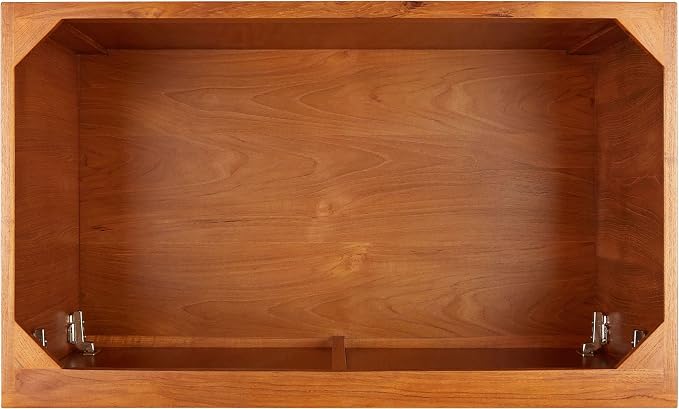 Signature Hardware 953363-36-RUMB-0 Novak 36" Freestanding Teak Single Basin - Image 8