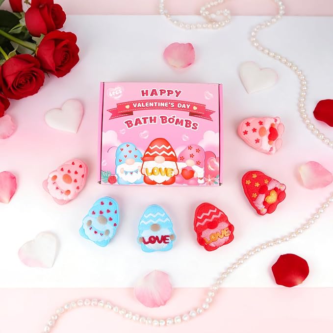 Valentines Bath Bombs for Women, Stocking Stuffers - Image 5