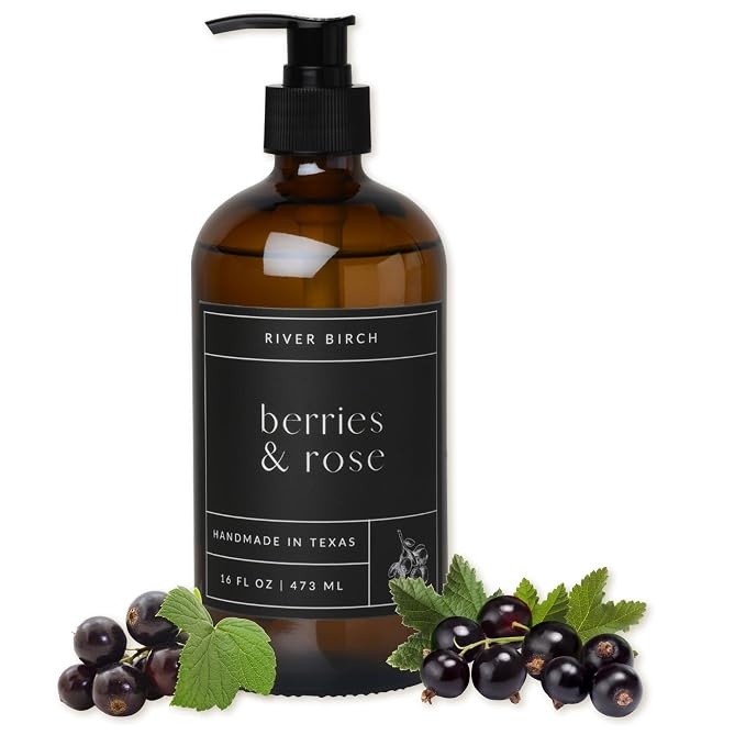 River Birch Berries & Rose Scented Natural Hand Soap by RiverBirch