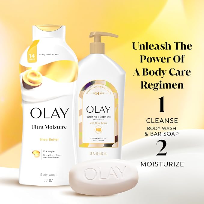 Olay Beauty Bar, Ultra Moisture, 10x More Moisturizers, Nourishing Conditioners - Image 11