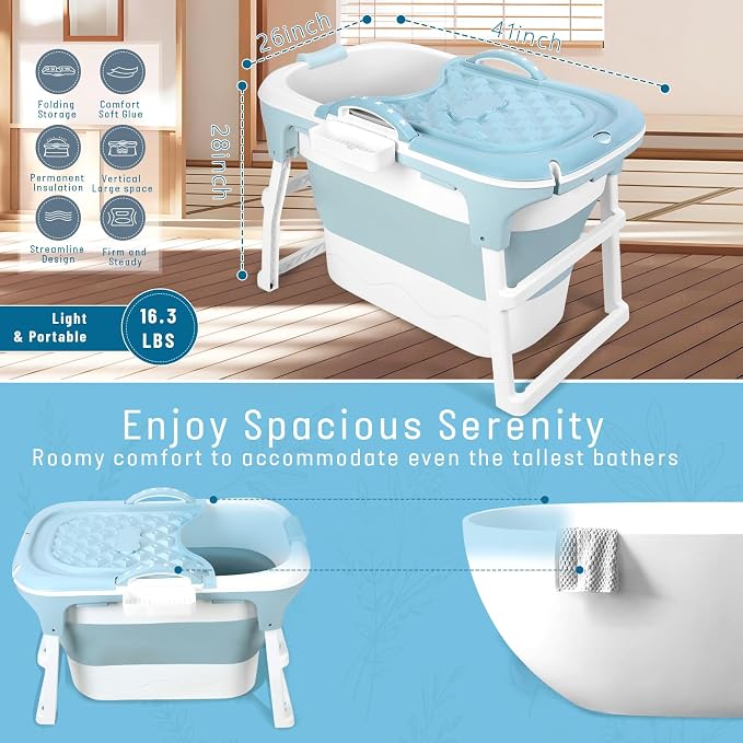 Portable Bathtub Foldable Bathtub - Image 8