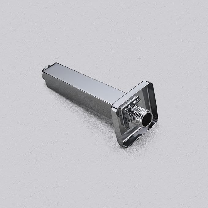 4 Inch Shower Arm with Flange, Ceiling Mounted Shower Head Extension Arm - Image 5