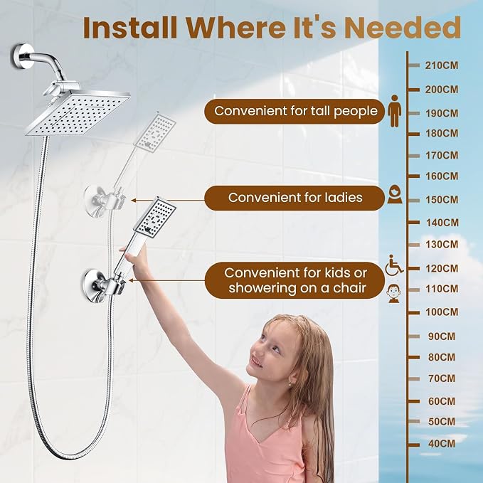 BRIGHT SHOWERS Rain Shower Head - Image 5
