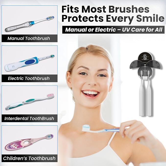 UV Toothbrush Sanitizer Holder & Cleaner - Image 7