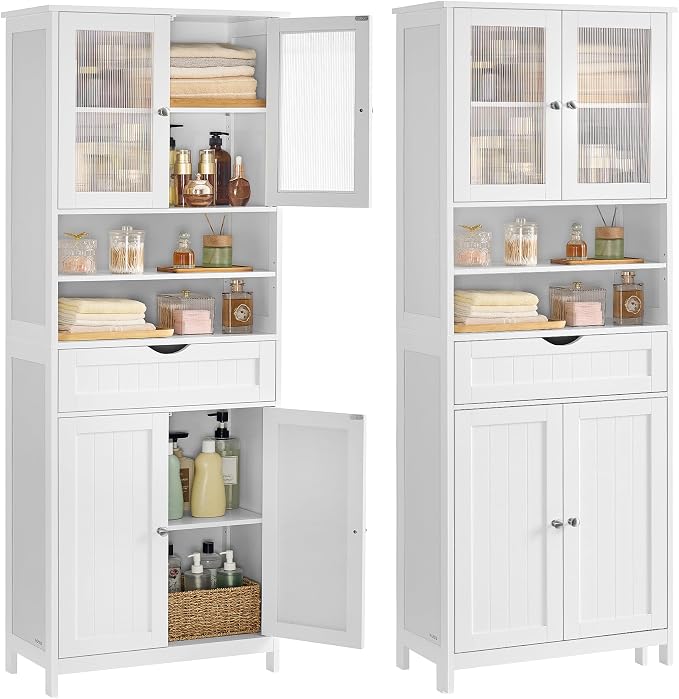 VASAGLE Storage Cabinet, Freestanding Storage Unit by VASAGLEbySONGMICSHOME