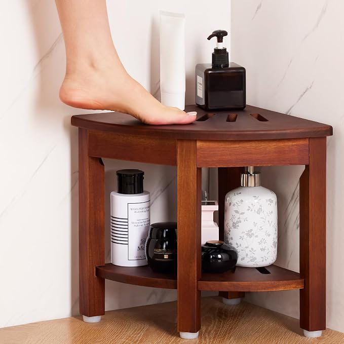 HouseJoy Corner Shower Bench - Image 7
