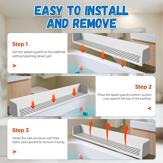 Splash Guard for Bathtub Kids - Image 6