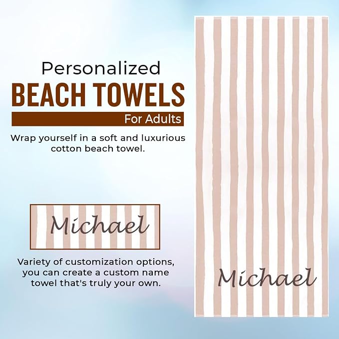 Personalized Passion Beach Towels - Image 2