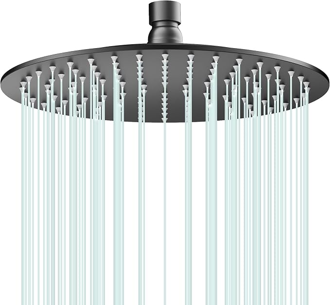 All Metal Rain Shower Head by AULEEND