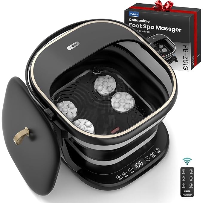 Puboo Collapsible Foot Spa Bath Massager by PUBOO