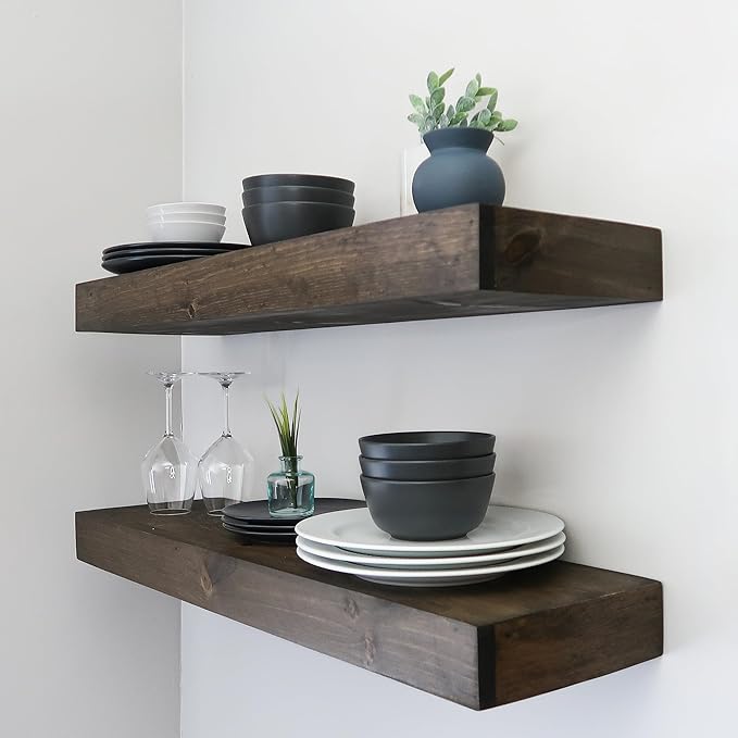 Urbandi Modern Floating Shelves 3 Inches Thick - Image 2