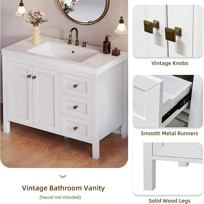 YITAHOME 42" Bathroom Vanity - Image 4