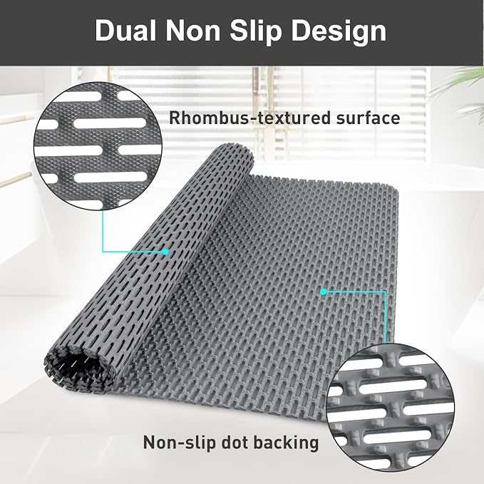 Square Shower Mat: 32"x32" Extra Large Non Slip Shower Mats - Image 3