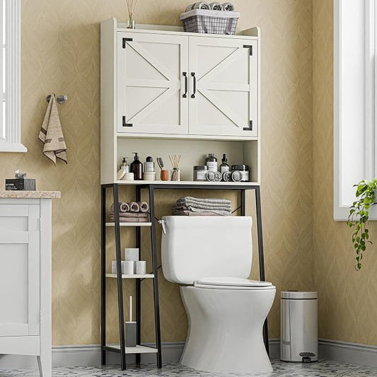 Vabches Over The Toilet Storage Cabinet, Farmhouse Storage Cabinet Over Toilet by Vabches