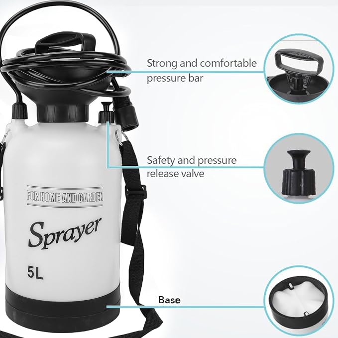 Portable Camping Shower, 5l Auto Manual Pressure Shower Pump - Image 5