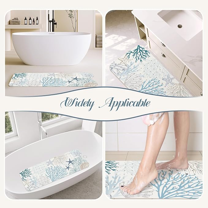 SHUCHING Starfish Coral Bath Mat - Image 6