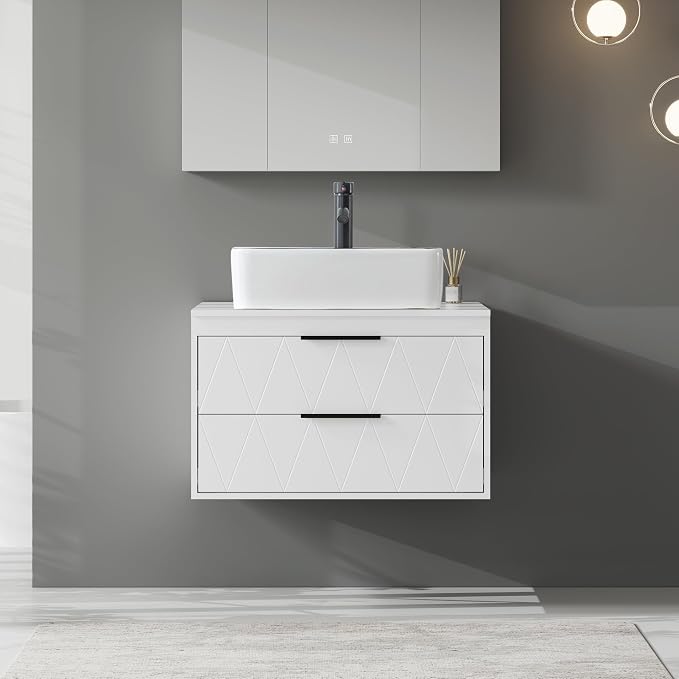 eclife 30" Floating Bathroom Vanities - Image 3