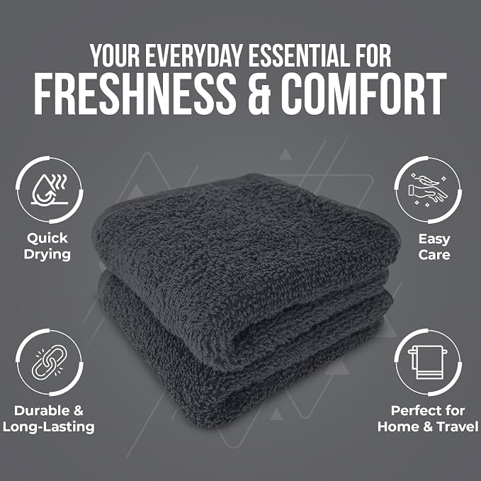 DAN RIVER 24 Pack Wash Cloths for Showering - Image 5