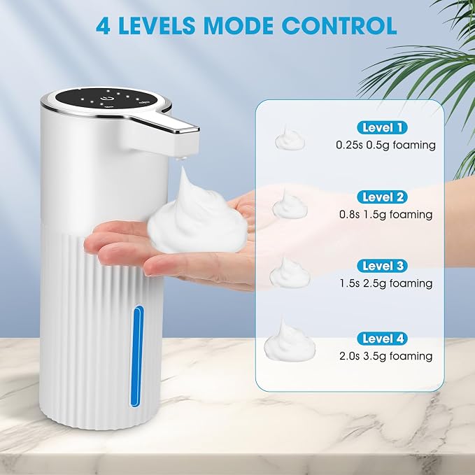 4 Pack Touchless Automatic Soap Dispenser, Smart Sensor Foam Hand Wash Dispenser - Image 4
