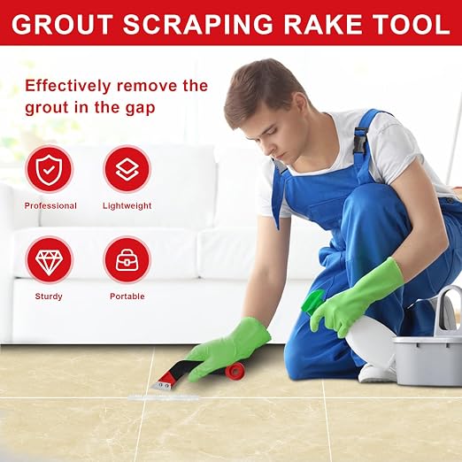 23 Pack Grout Removal Tool Kit, 2 Tile Grout Saws - Image 9