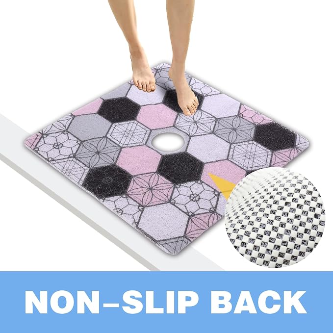 Square Shower Mat 23x23 Inch Non-Slip - Image 6