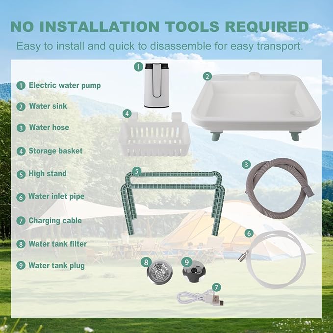 Portable Sink, Portable Hand Washing Station - Image 3