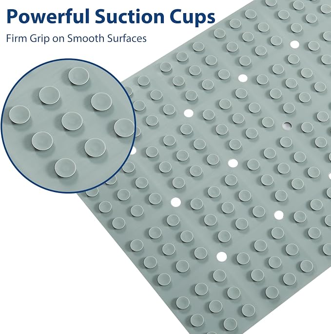 Silicone Bath Mat with Suction Cups – Non-Slip Foldable Bathtub & Shower Mat - Image 3