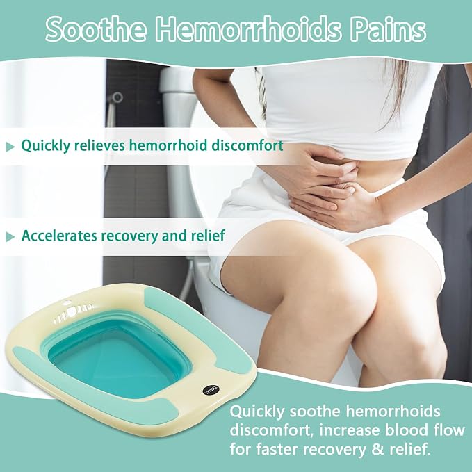 Sitz Bath, Sitz Bath for Toilet Seat, Sitz Bath for Hemorrhoids, Sitz Bath for - Image 2