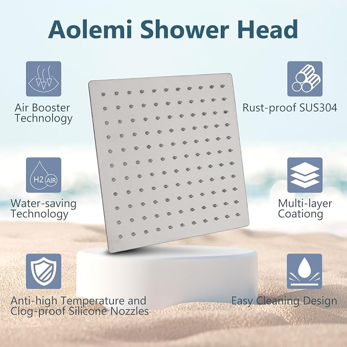 Aolemi Shower Faucet Set, High Pressure Shower System - Image 8