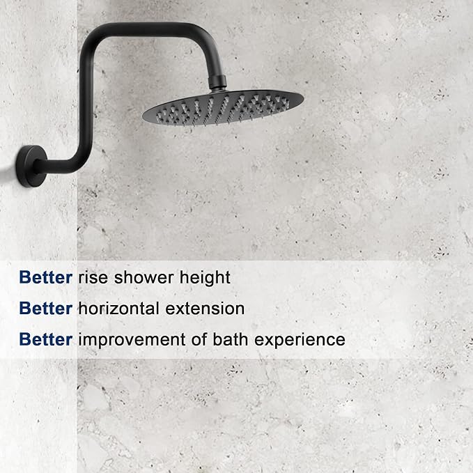 NearMoon S Shape Shower Extension Arm - Image 5