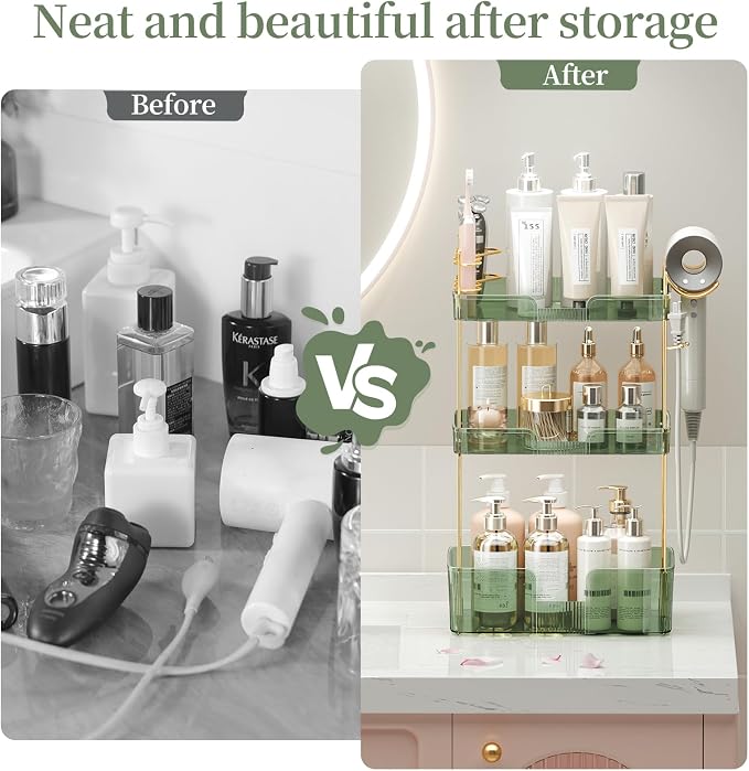 3 Tier Glam Bathroom Counter Organizer - Image 6