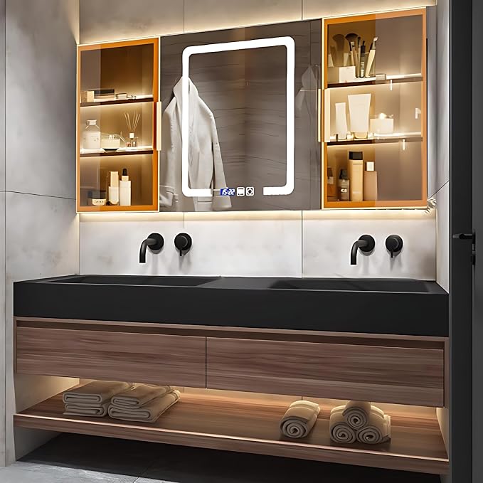 Modern Solid Wood Bathroom Vanity Set by NAIROLET