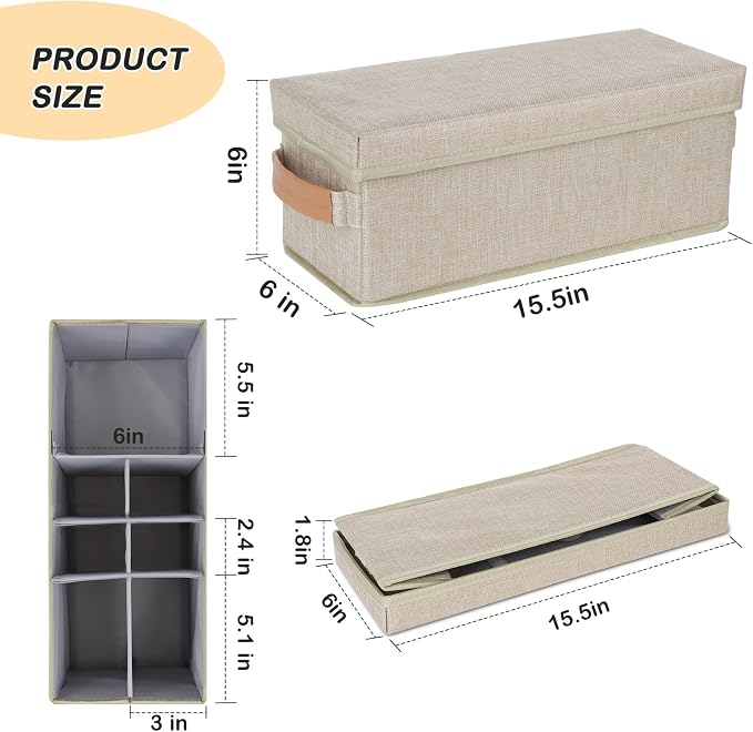 Lukeline Tampon Holder for Bathroom, Bathroom Storage Containers - Image 7