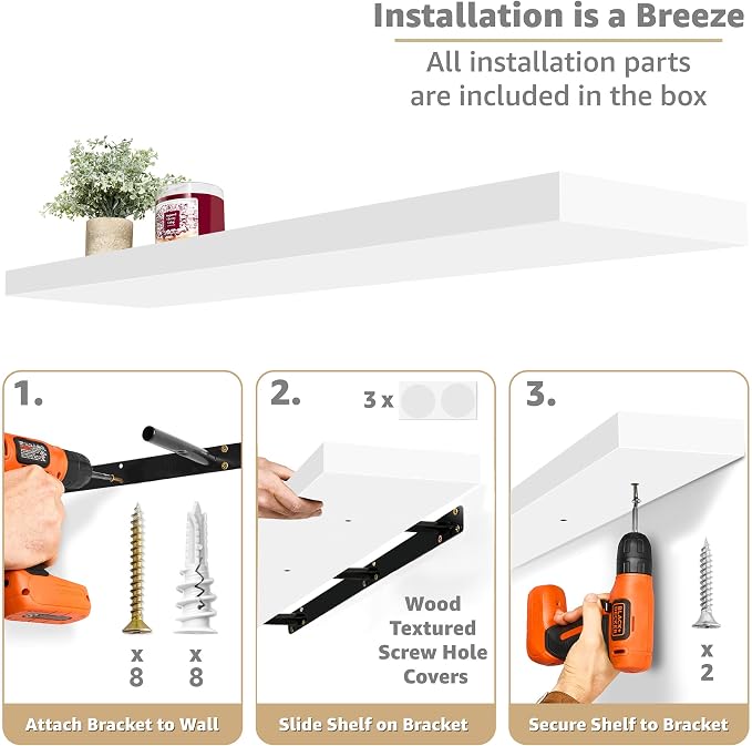 Sorbus Floating Shelves for Wall - Image 4