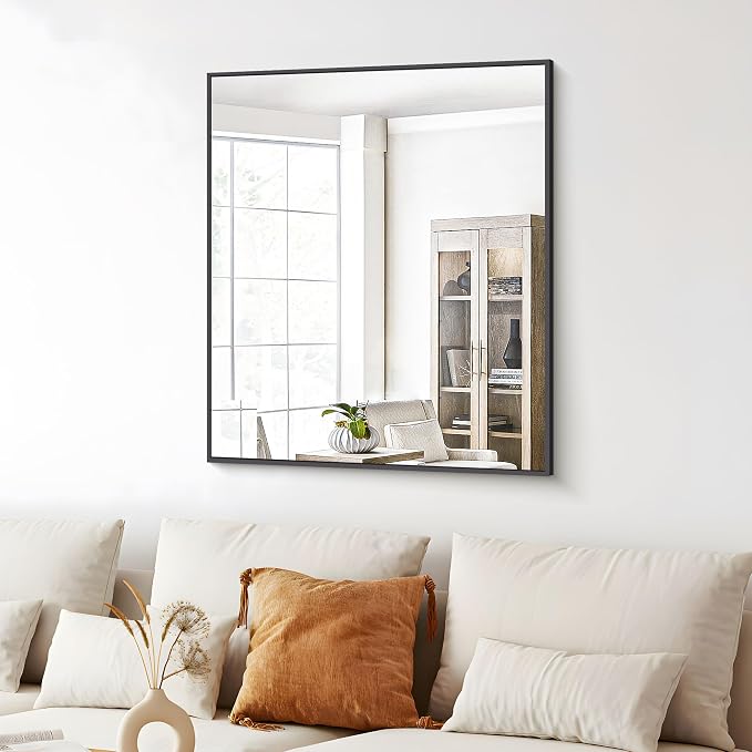BONEWEI Bathroom Mirror, 30x36 inch Wall Mirror - Image 9