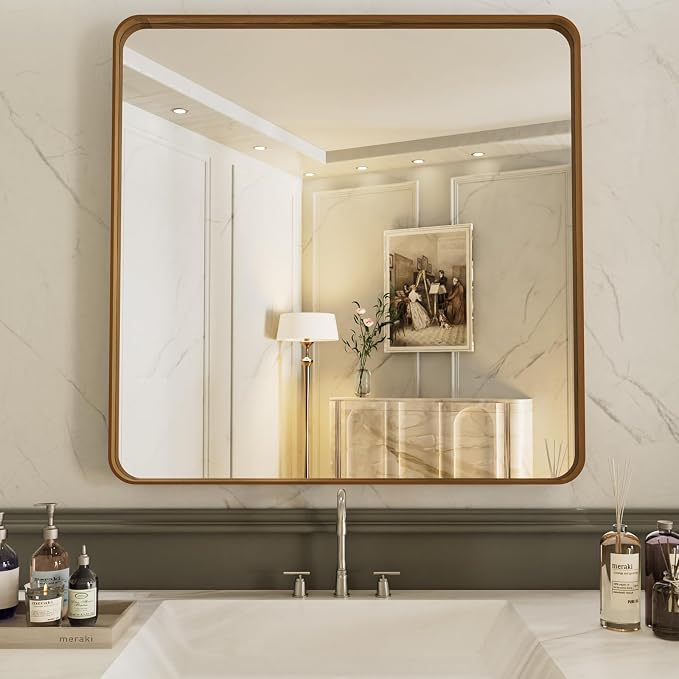 LOAAO 30X30 Bathroom Mirror by LOAAO