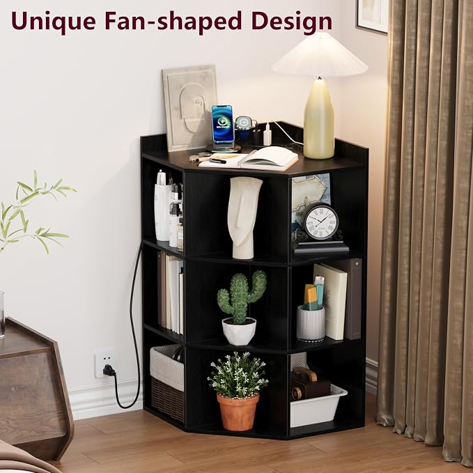 Corner Cabinet, Wooden Cube Storage - Image 4