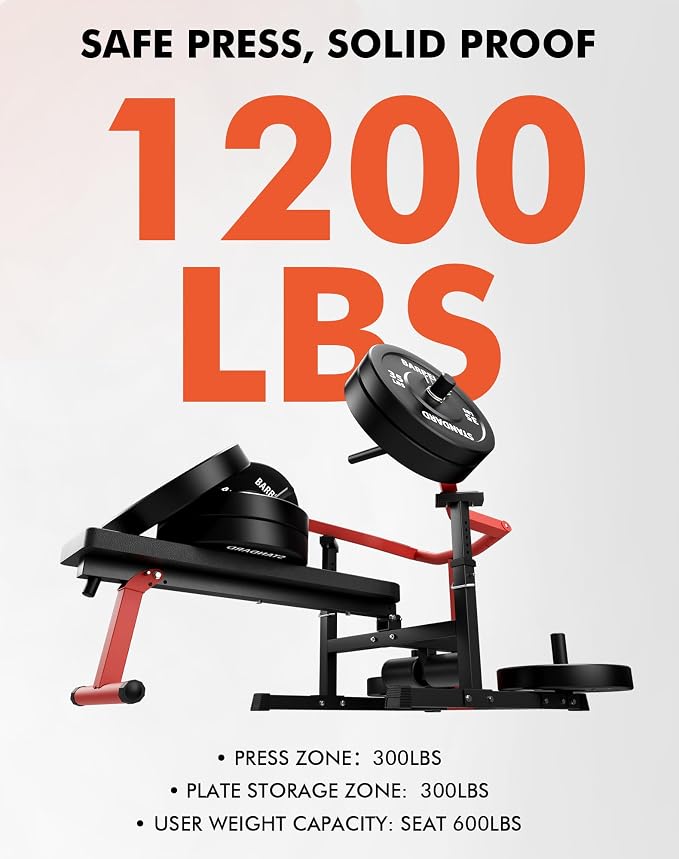 GMWD Chest Press Machine, 1050LBS Bench Press Machine - Image 5