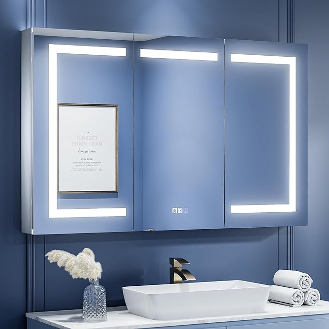 ExBrite LED Lighted Bathroom Medicine Cabinet by ExBrite