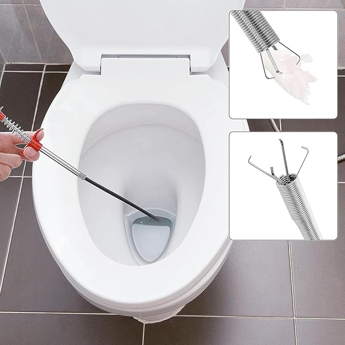 Drain Snake 116 Inch Flexible Claw Grabber Tool - Image 5