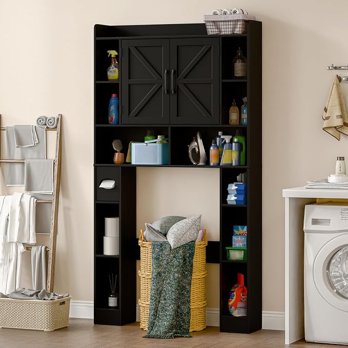 Farmhouse Storage Cabinet Over Toilet - Image 6