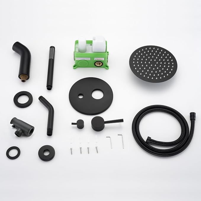Matte Black Rain Shower Systems - Image 9