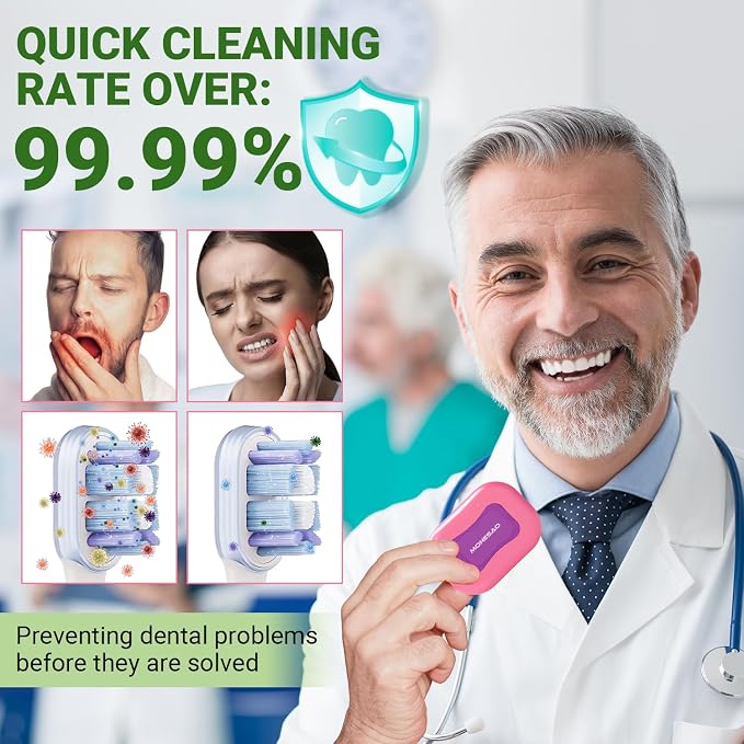 MONESAO Toothbrush Sanitizer Covers, Toothbrush Case - Image 3