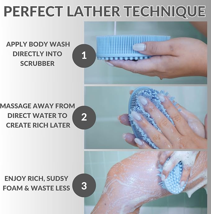 Silicone Body Scrubber for Shower - Image 9