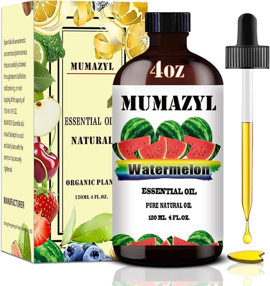 Watermelon Essential Oil, Watermelon Oil 4 Fl Oz 120ML by MUMAZYLESSENTIALOIL