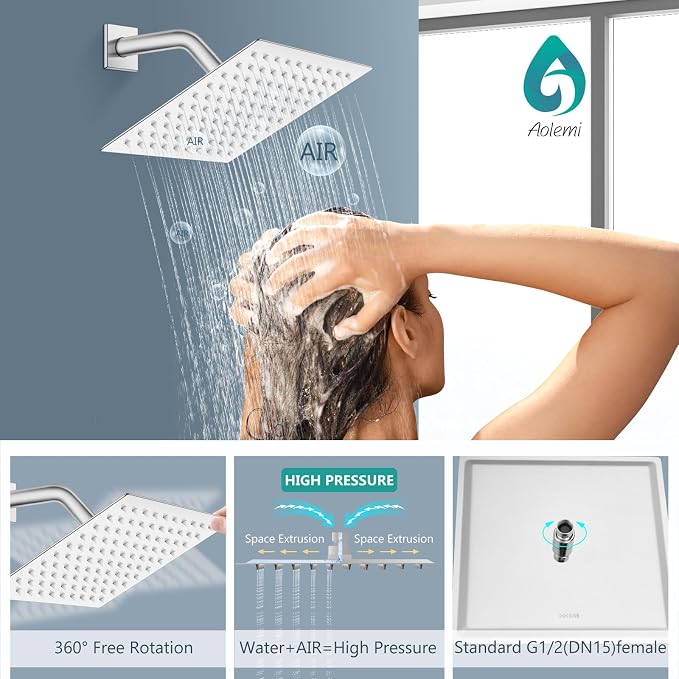 Aolemi Shower Faucet Set, High Pressure Shower System - Image 7