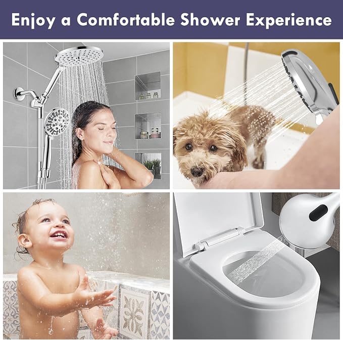 HOWUWEY Modern Dual Shower Head - Image 5