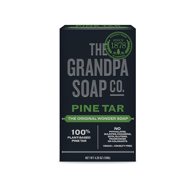 Grandpa's Brands Pine Tar Soap, 4.25 Ounce by TheGrandpaSoapCompany