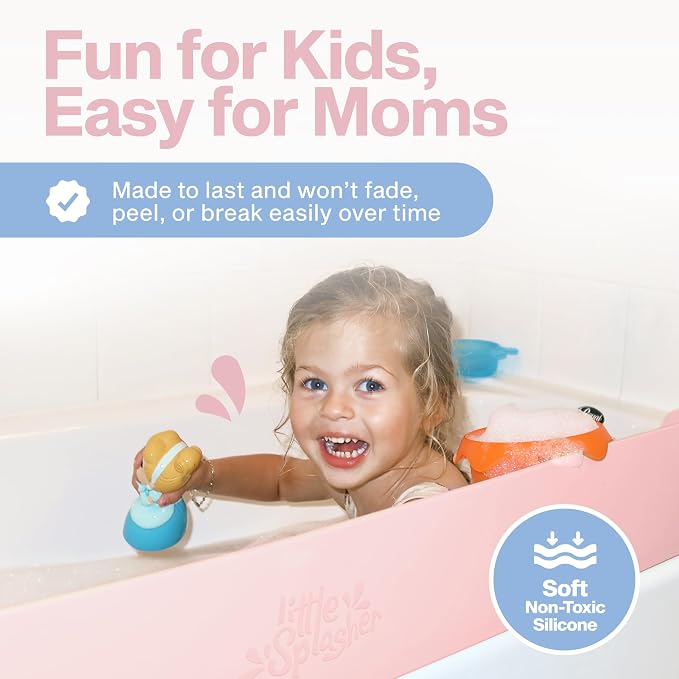 Original PlayPad, Bathtub Splash Guard Play Shelf - Image 6