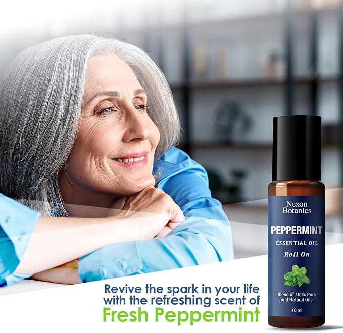 Peppermint Essential Oil Roll-On 10 ml - Image 2